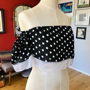 Pretty Little Thing Polka Dot Crop